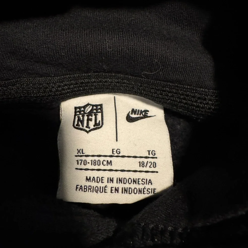 Nike Atlanta‎ Falcons NFL Hoodie Hooded Sweatshirt Black Youth Size XL